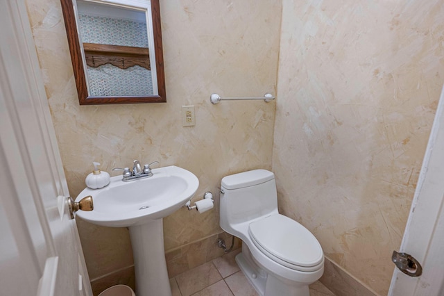 2 Seaview Ln, Mount Sinai, NY 11766 - half bathroom with toilet and tile patterned flooring