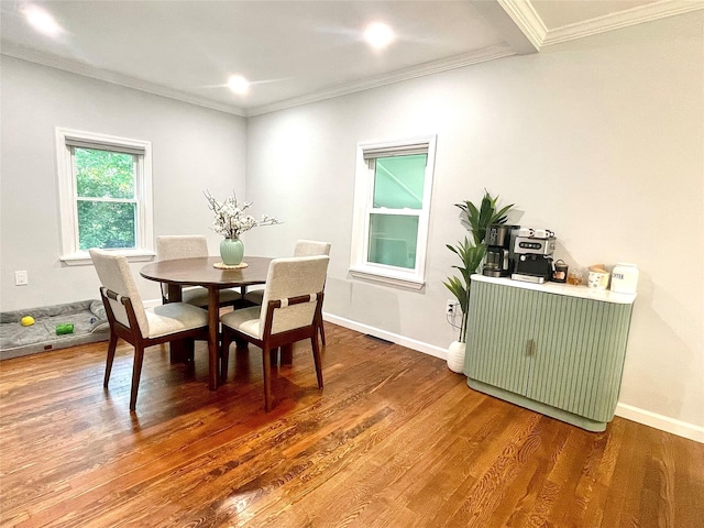 12 Russell Rd, Wappingers Falls, NY 12590 - dining area with wood finished floors and ornamental molding
