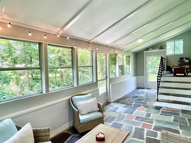 12 Russell Rd, Wappingers Falls, NY 12590 - sunroom with stone finish flooring