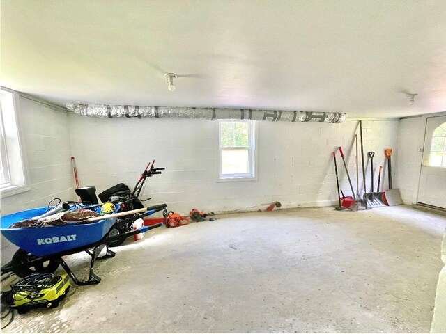 12 Russell Rd, Wappingers Falls, NY 12590 - garage featuring concrete block wall
