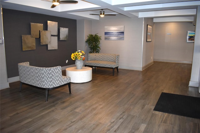 596 Broadway Unit 10B, Lynbrook, NY 11563 - community lobby featuring beam ceiling