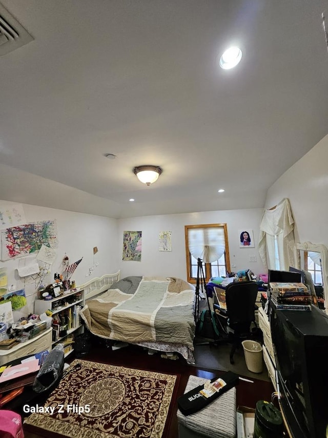 13035 126th S, Ozone Park, NY 11420 - bedroom with recessed lighting, wood finished floors, and multiple windows
