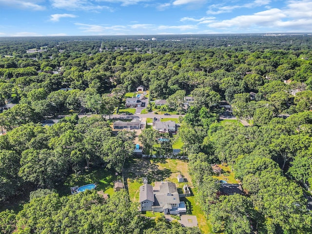 26 Liber Blvd, Farmingville, NY 11738 - aerial overview of property's location with a heavily wooded area