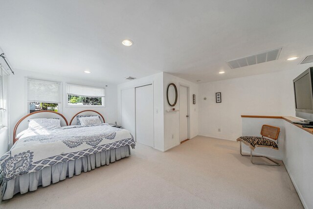 26 Liber Blvd, Farmingville, NY 11738 - bedroom with carpet flooring, recessed lighting, and a closet
