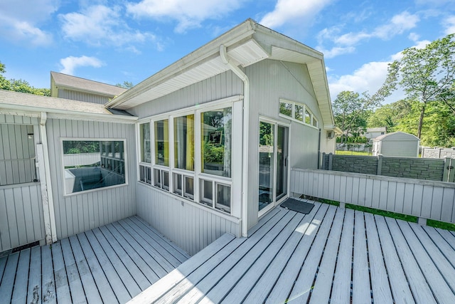 26 Liber Blvd, Farmingville, NY 11738 - view of wooden terrace