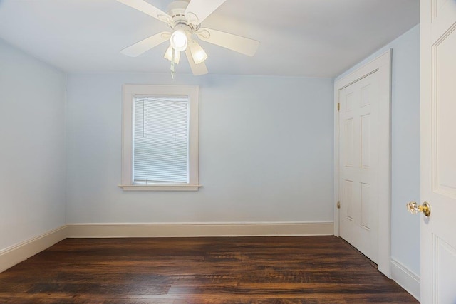 19 Russell St, Roslyn Heights, NY 11577 - unfurnished room with wood finished floors and ceiling fan