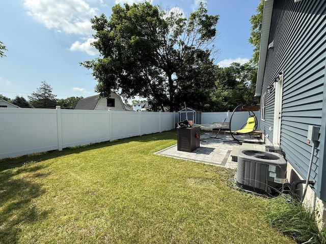 153 Ridgewood Ave, Middletown, NY 10940 - fenced backyard with a patio