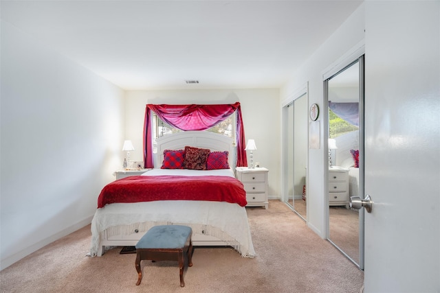 26 Cooper Rd Unit 416, Poughkeepsie, NY 12603 - bedroom with two closets and carpet flooring