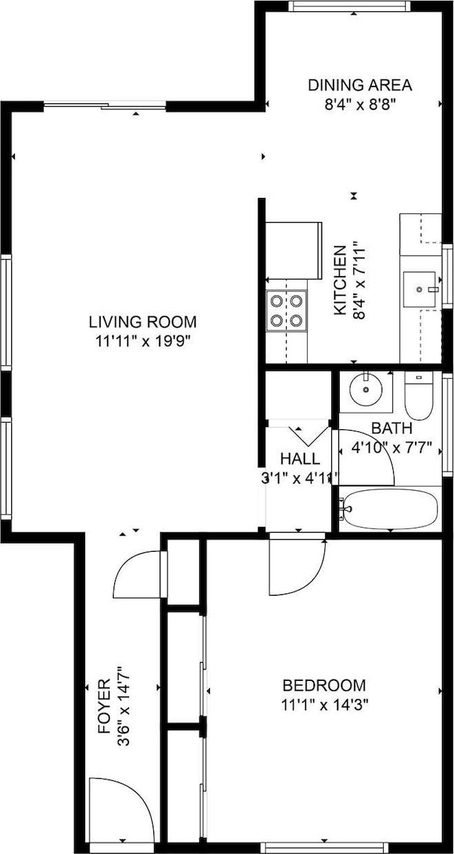 26 Cooper Rd Unit 416, Poughkeepsie, NY 12603 - view of floor plan / room layout