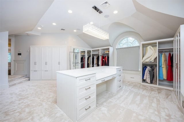 11 Black Rock Rd, Muttontown, NY 11545 - spacious closet with lofted ceiling and light colored carpet