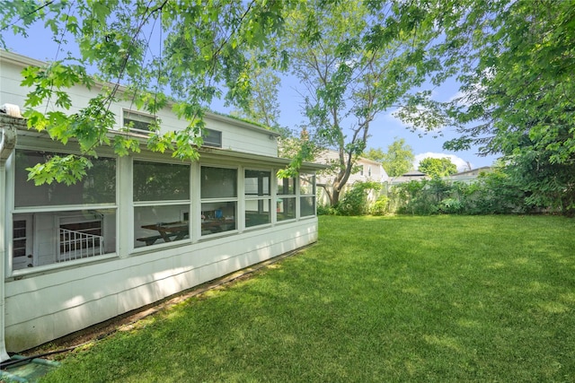 337 Atlantic Ave, Massapequa Park, NY 11762 - view of yard with a sunroom