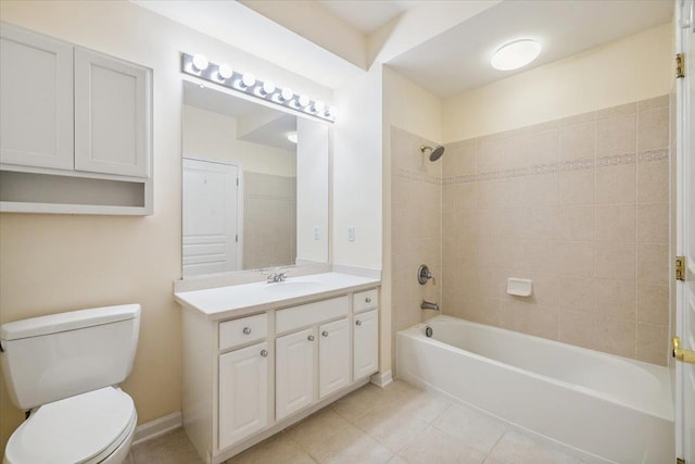 26 N De Baun Ave Unit 303, Suffern, NY 10901 - bathroom with vanity, bathing tub / shower combination, and tile patterned flooring