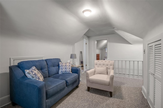 231 Wilson St, West Hempstead, NY 11552 - living area with carpet and lofted ceiling