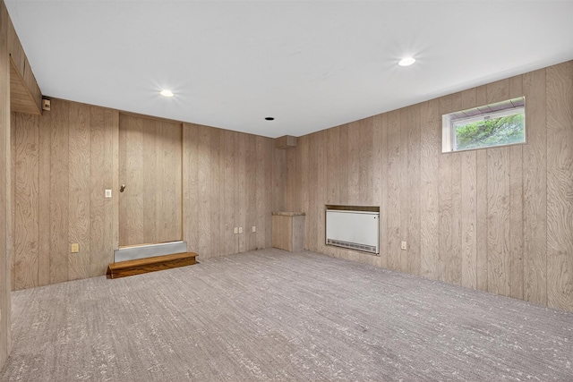 35 Greenlawn Rd, Amawalk, NY 10501 - below grade area featuring wood walls and carpet