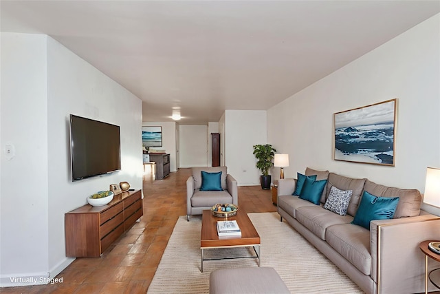 99-10 60th Ave Unit C1C, Corona, NY 11368 - living area with baseboards