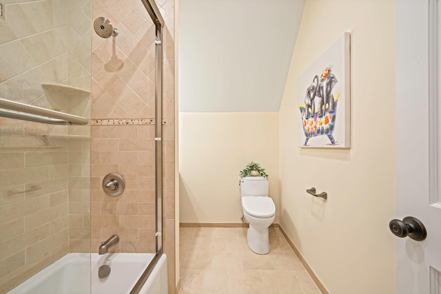 246 Cadman Ave, Babylon, NY 11702 - bathroom with enclosed tub / shower combo and toilet
