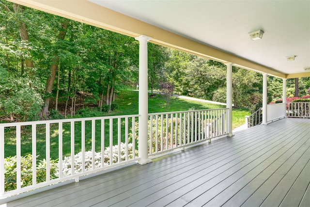 76 Warren St, Somers, NY 10589 - deck with a lawn