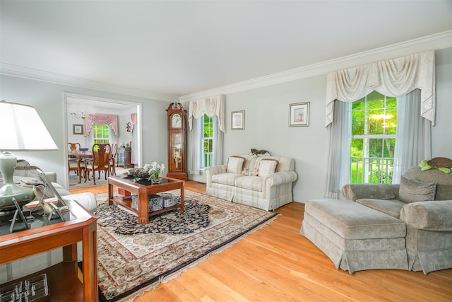 76 Warren St, Somers, NY 10589 - living room with crown molding and wood finished floors