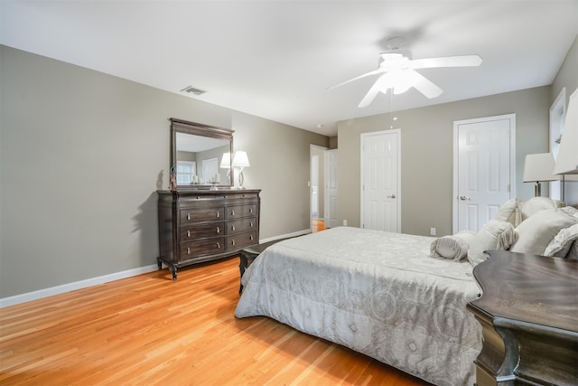 76 Warren St, Somers, NY 10589 - bedroom featuring light wood finished floors and a ceiling fan