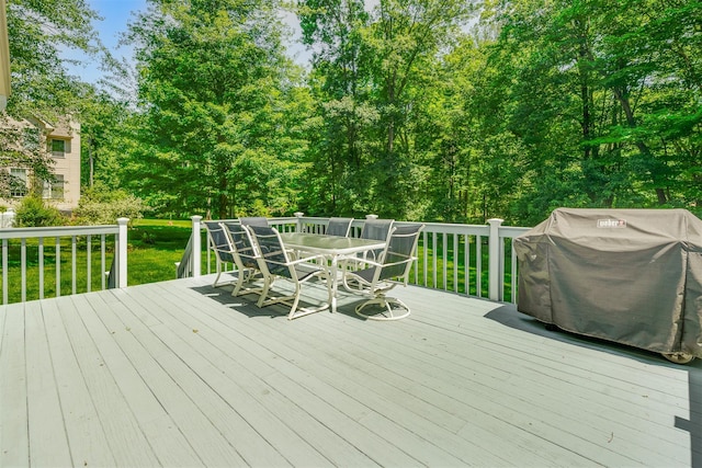 76 Warren St, Somers, NY 10589 - wooden terrace featuring outdoor dining space and area for grilling