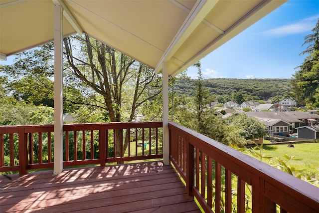 16 Stoll St, Port Jervis, NY 12771 - view of deck