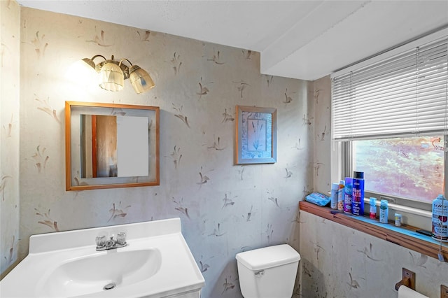 11 Rupert Pl, Melville, NY 11747 - half bathroom with toilet and vanity
