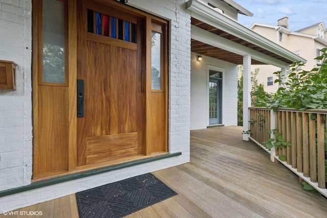 4 Dewindt St, Beacon, NY 12508 - view of exterior entry featuring a porch