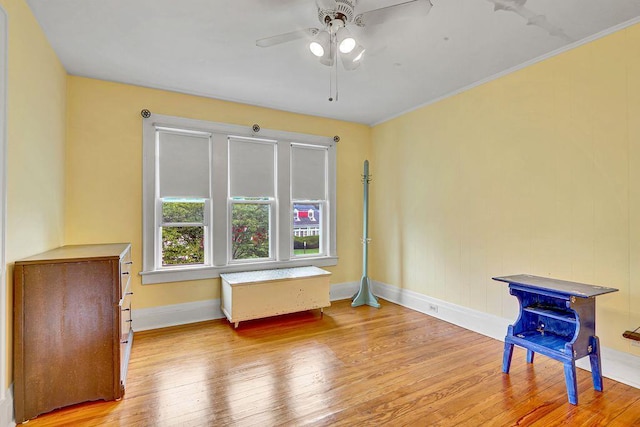 313 Pine St, Freeport, NY 11520 - unfurnished room featuring ceiling fan and wood finished floors