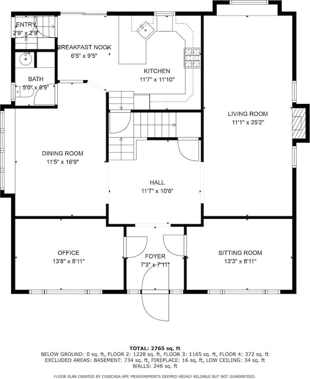 313 Pine St, Freeport, NY 11520 - view of home floor plan
