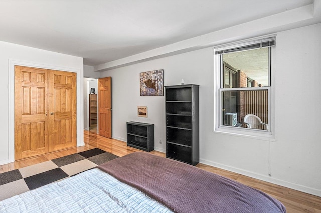 35-51 85th St Unit 2F, Jackson Heights, NY 11372 - bedroom with wood finished floors and baseboards