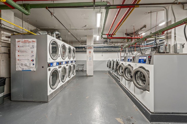 35-51 85th St Unit 2F, Jackson Heights, NY 11372 - community laundry room featuring separate washer and dryer and stacked washing machine and dryer