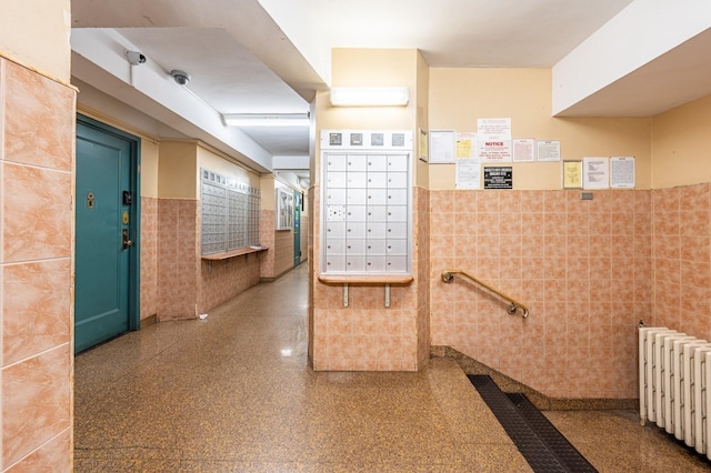 1705 Purdy St Unit 9C, Bronx, NY 10462 - view of home's community with tile walls and a wainscoted wall