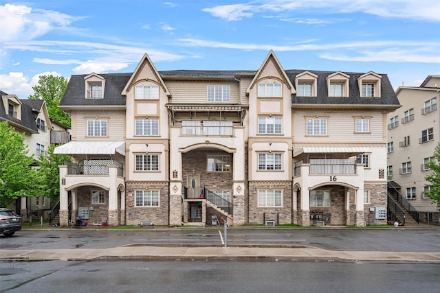 16 Prag Blvd Unit 201, Monroe, NY 10950 - multi unit property with stone siding and uncovered parking