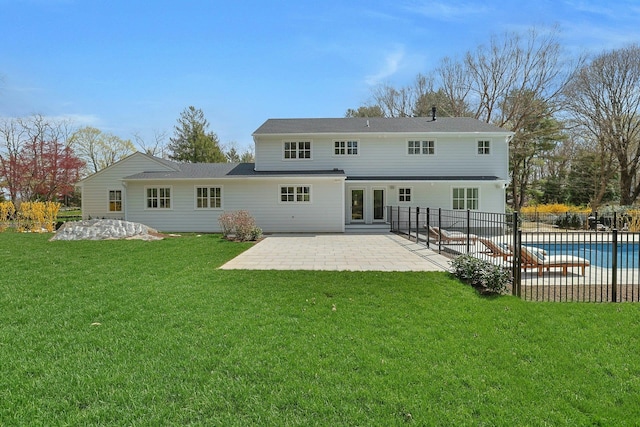 1 Devoe Rd, Armonk, NY 10504 - back of property featuring a patio and french doors