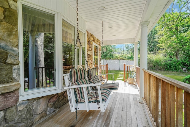 6 Sunrise Pl, Farmingville, NY 11738 - view of porch