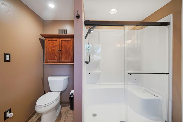 6 Sunrise Pl, Farmingville, NY 11738 - full bath with a stall shower, tile patterned flooring, and recessed lighting