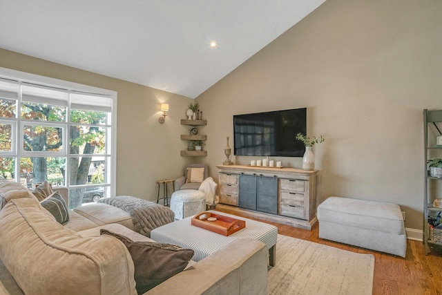 92 Wiltshire Rd, Scarsdale, NY 10583 - living room with light wood finished floors and high vaulted ceiling