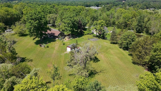 282 Petticoat Ln, Bloomingburg, NY 12721 - view of rural area with a heavily wooded area
