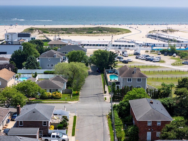 135 Flamingo St, Atlantic Beach, NY 11509 - aerial perspective of suburban area with a large body of water