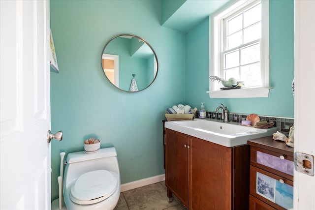135 Flamingo St, Atlantic Beach, NY 11509 - bathroom featuring vanity and toilet