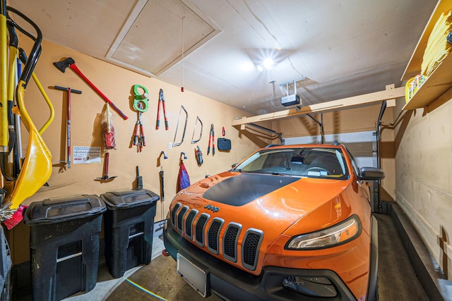 47 Tucker Dr, Bayport, NY 11705 - garage with a garage door opener