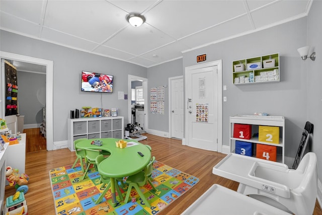 439 S 7th Ave, Mount Vernon, NY 10550 - playroom featuring wood finished floors