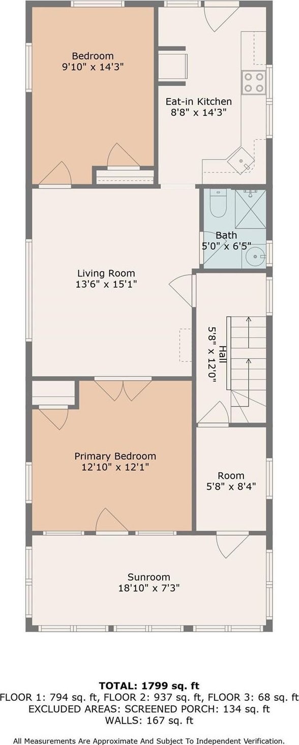 439 S 7th Ave, Mount Vernon, NY 10550 - view of room layout