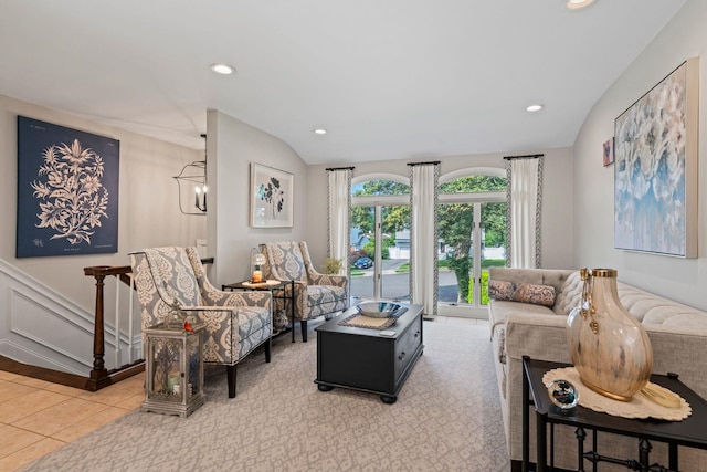 11 Val Ct, Commack, NY 11725 - tiled living area with recessed lighting