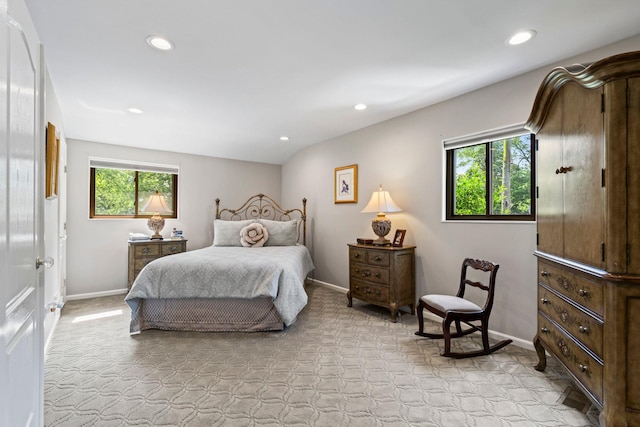 11 Val Ct, Commack, NY 11725 - bedroom featuring light carpet, multiple windows, and recessed lighting