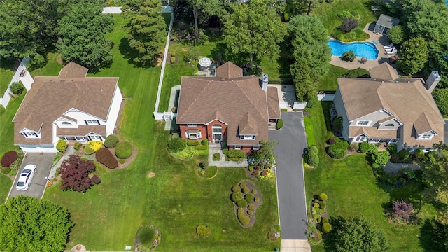 17 Pheasant Run Ln, Dix Hills, NY 11746 - aerial view of a pool