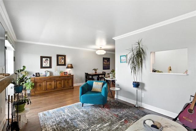 29D Windle Park Unit D, Tarrytown, NY 10591 - living area featuring ornamental molding and wood finished floors