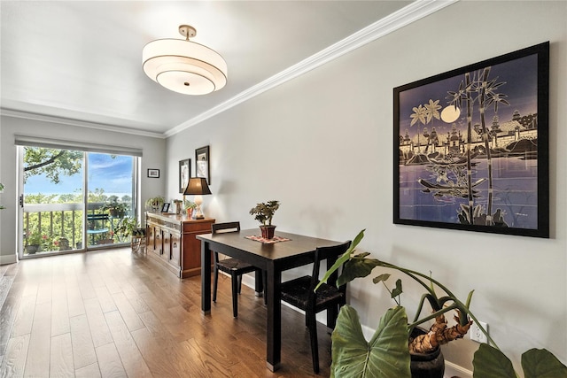 29D Windle Park Unit D, Tarrytown, NY 10591 - dining space with ornamental molding and wood finished floors