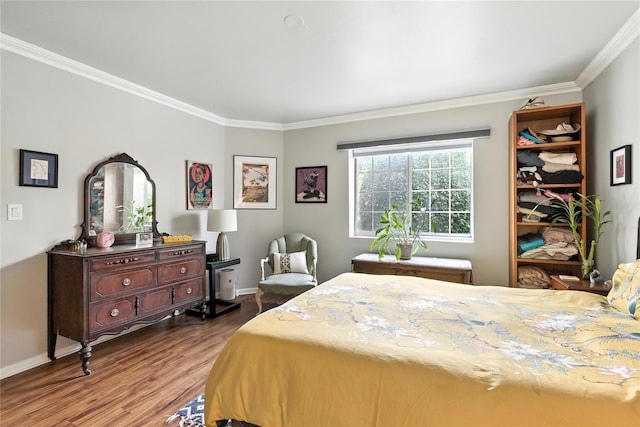 29D Windle Park Unit D, Tarrytown, NY 10591 - bedroom with ornamental molding and wood finished floors