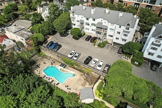 29D Windle Park Unit D, Tarrytown, NY 10591 - aerial view of residential area with a pool area
